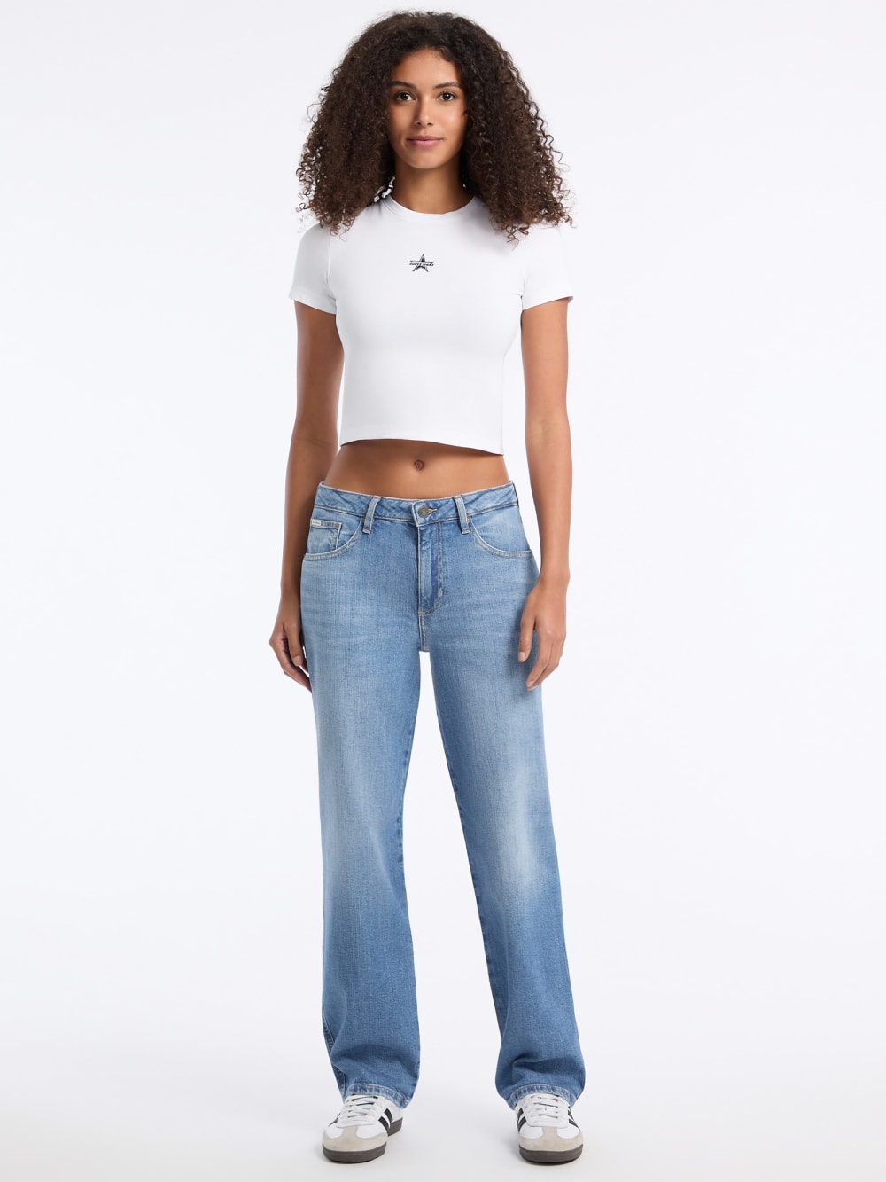 Straight-Leg Boyfriend Jeans