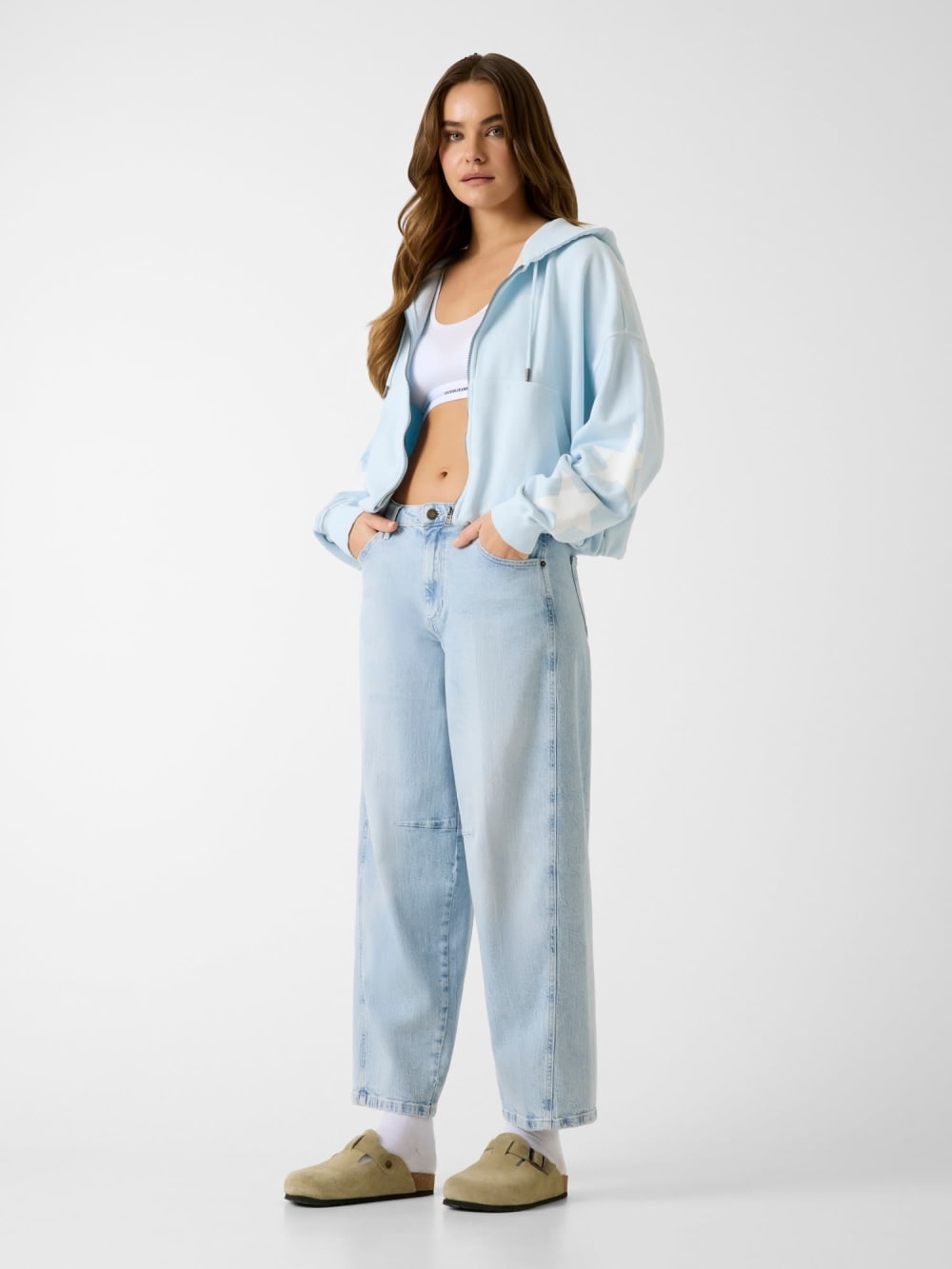 Barrel fit jeans