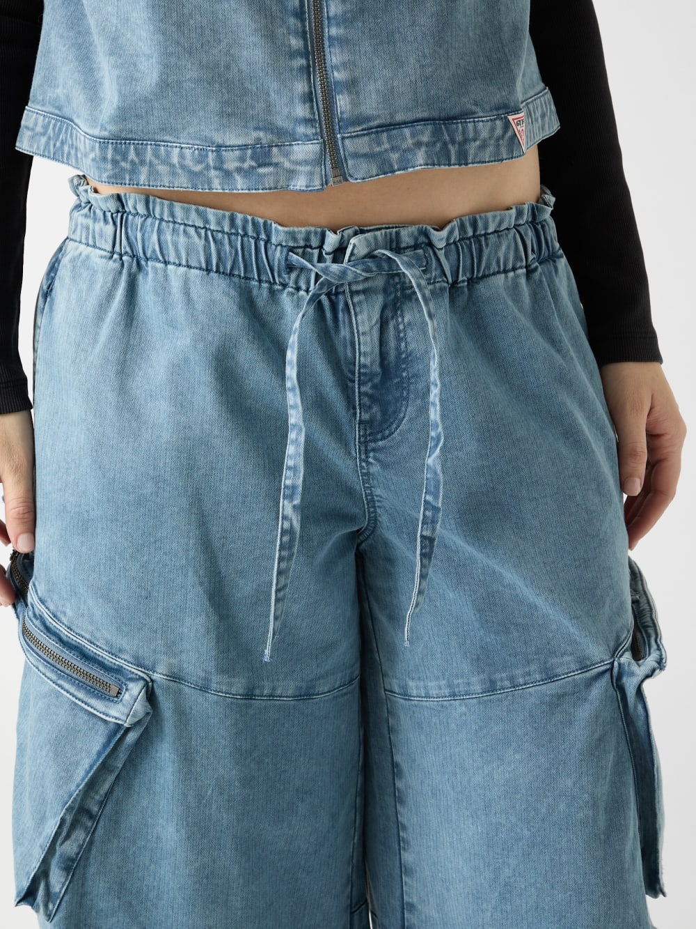 GUESS Originals Baggy Parachute Jeans