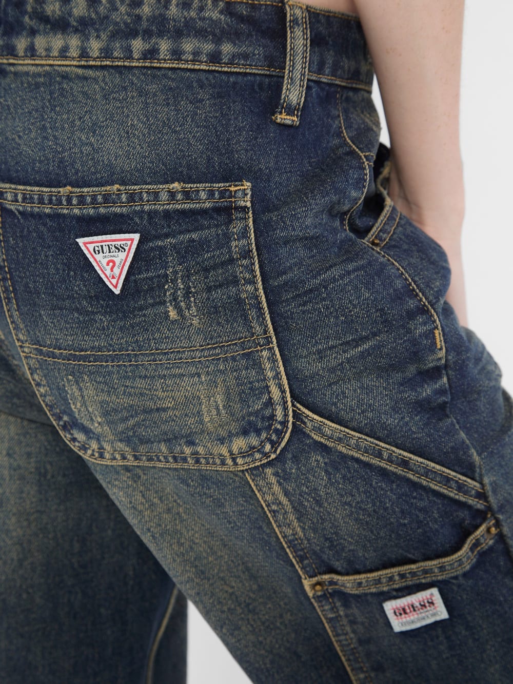 GUESS Originals Distressed Carpenter Jeans