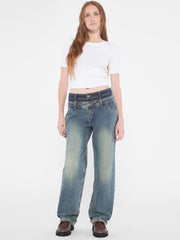GUESS Originals Double Waistband Carpenter Jeans