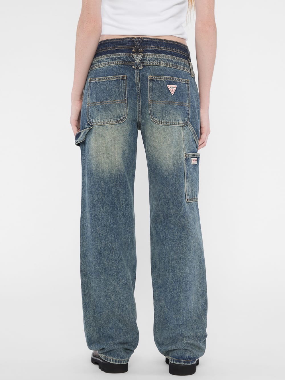 GUESS Originals Double Waistband Carpenter Jeans