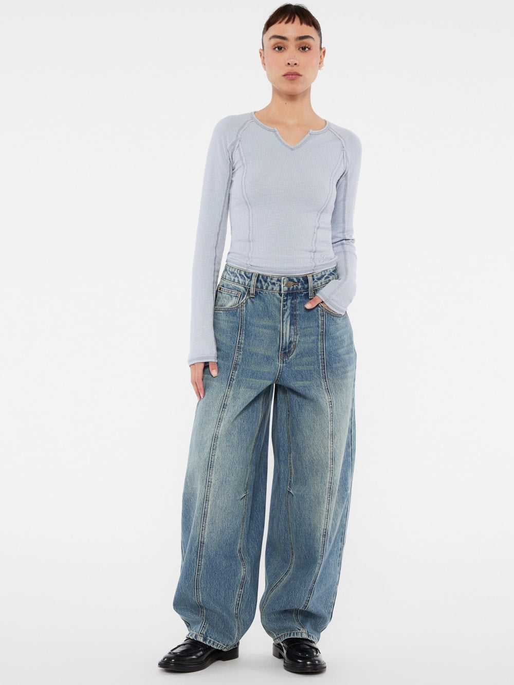 GUESS Originals Tapered Baggy Jeans