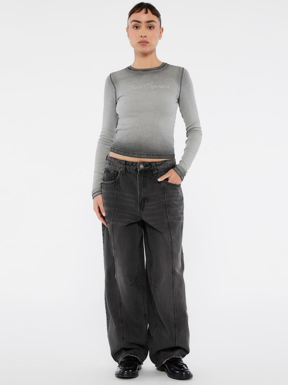 GUESS Originals Tapered Baggy Jeans
