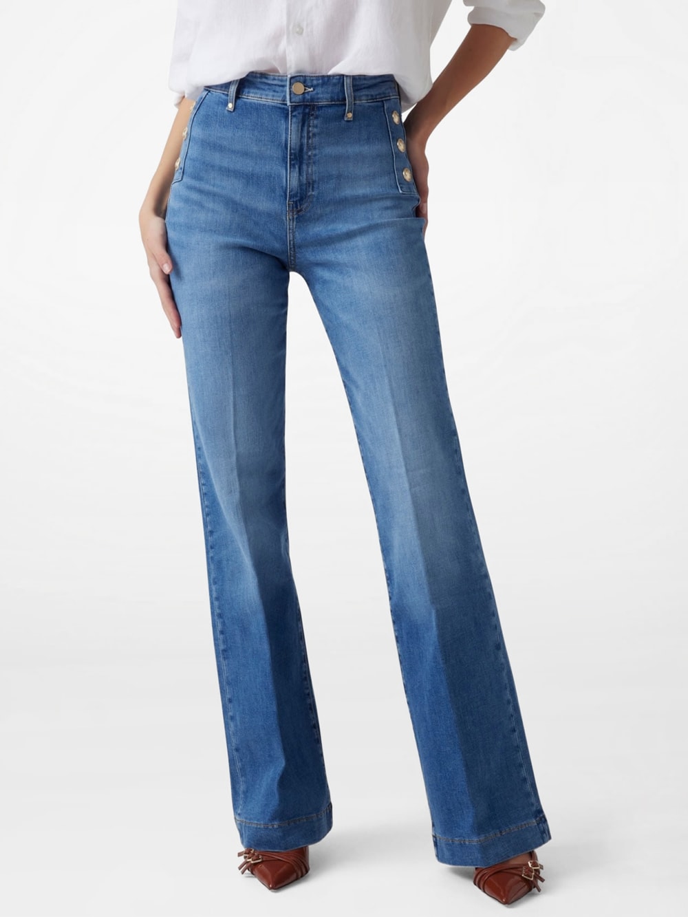 Eco Faye Sailor Flared Jeans