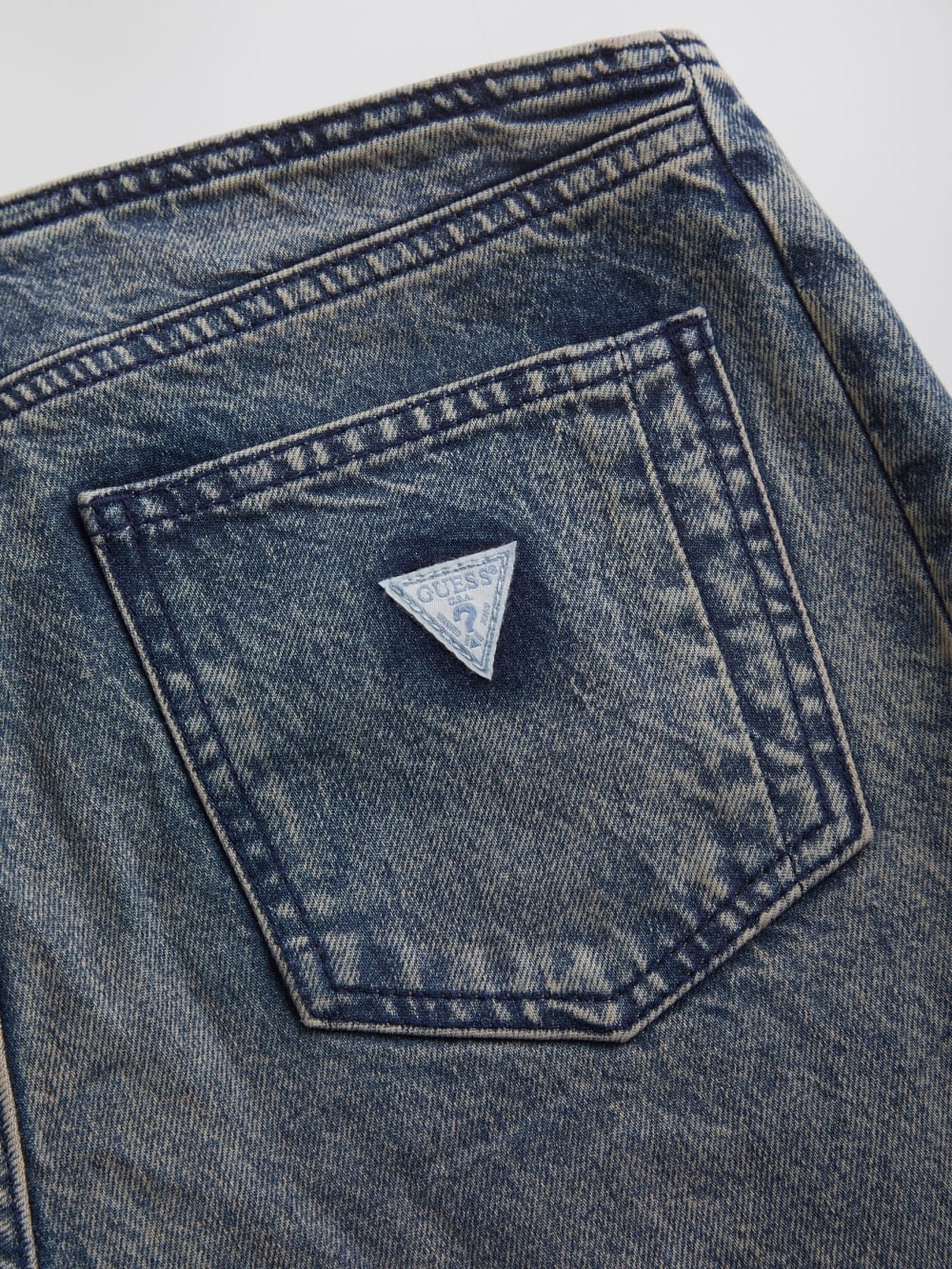 pieced denim jeans