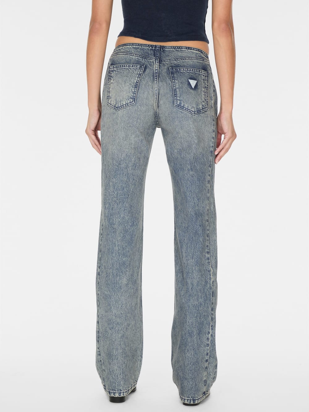 pieced denim jeans