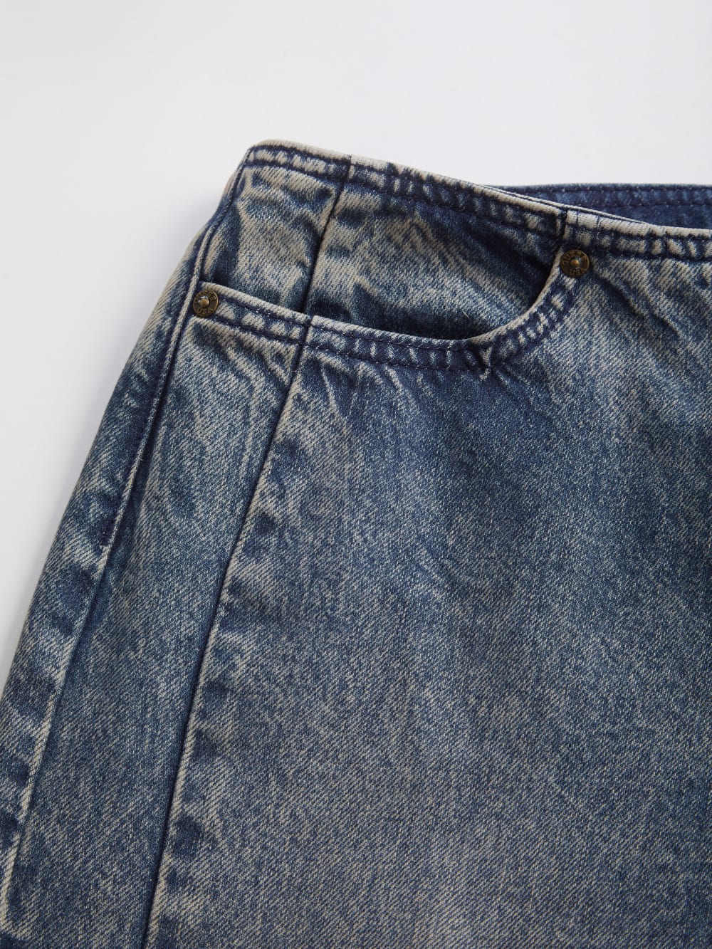 pieced denim jeans