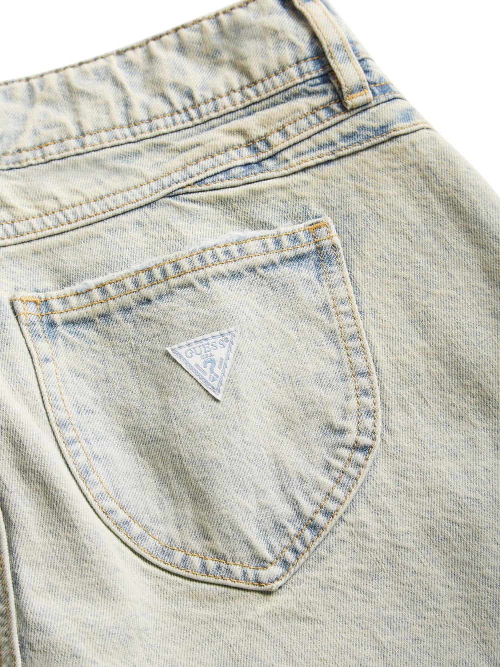 lace denim flare pants