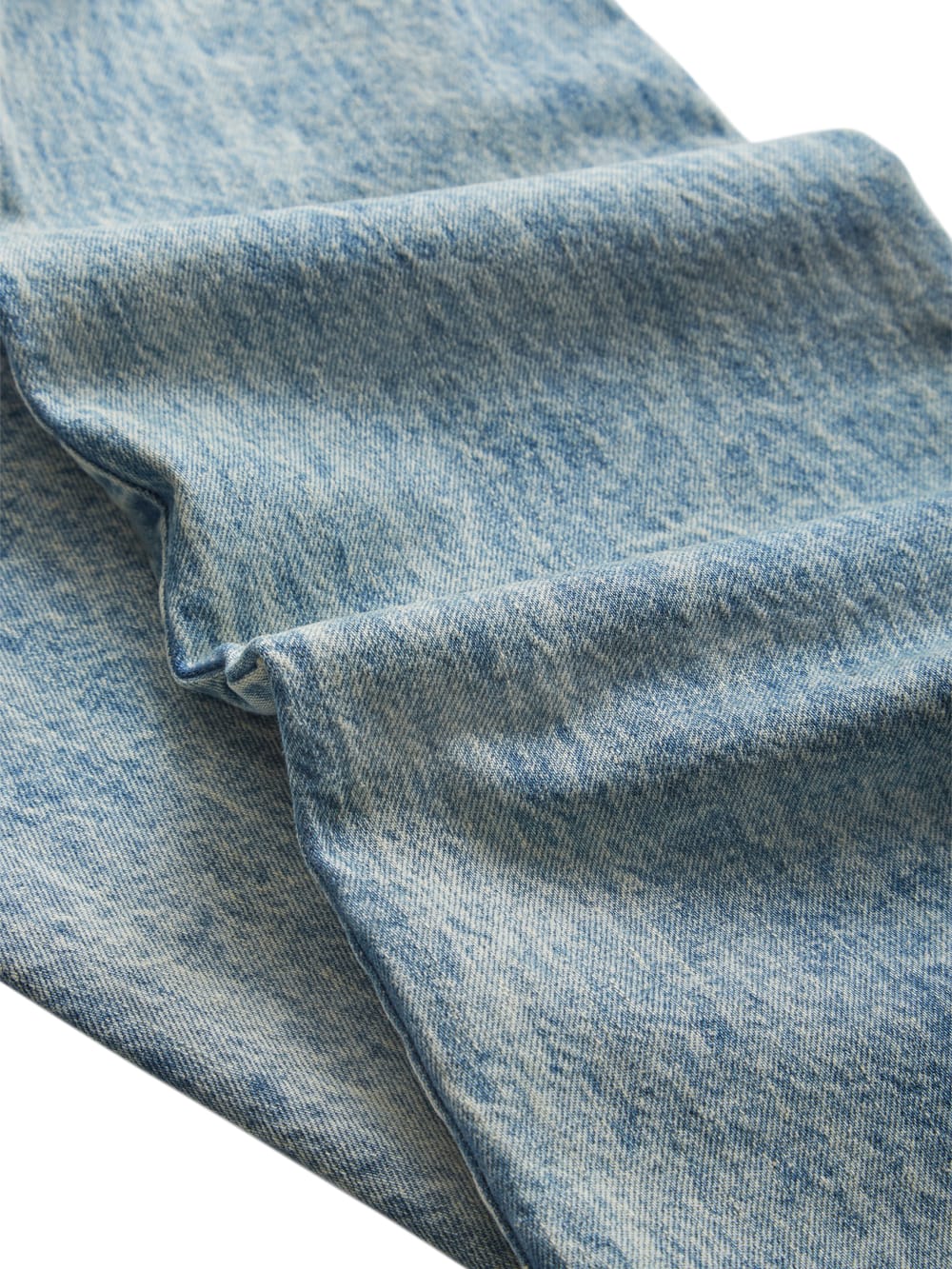 eyelet low-rise denim pants