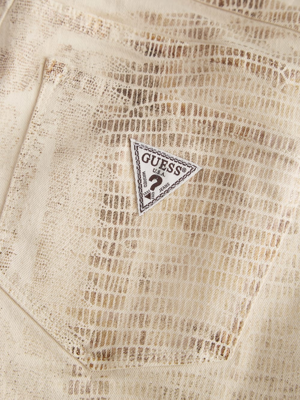 Laced Flared Denim Jeans