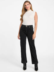 Doris Straight-Leg Denim Pant