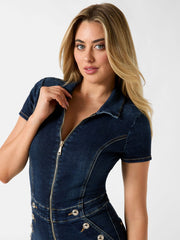Janae Denim Romper