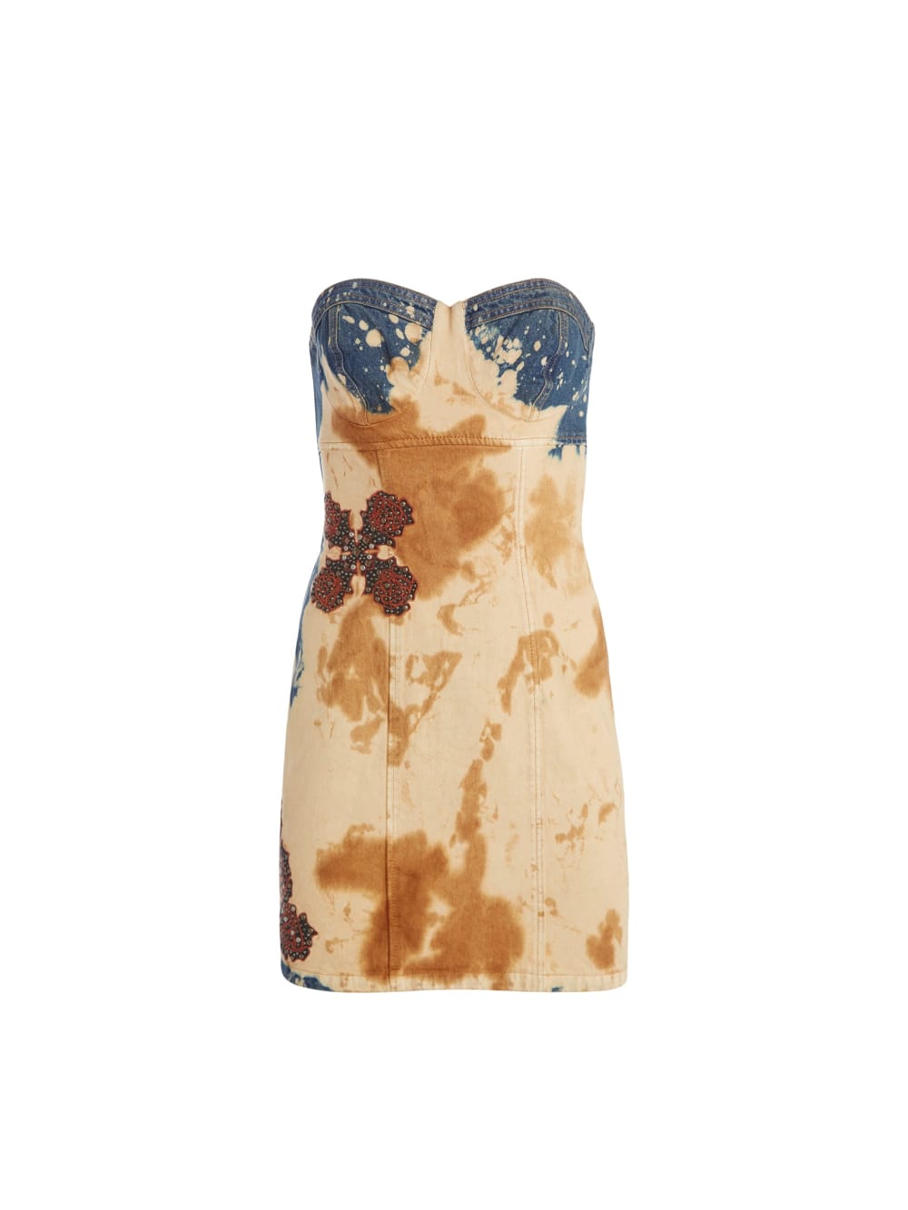 stud denim dress