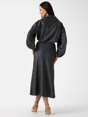 Eco Fatou Striped Maxi Dress