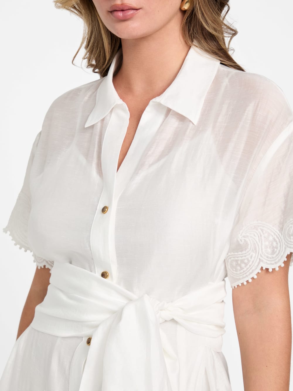 Eco Mindy Embroidered Mini Dress