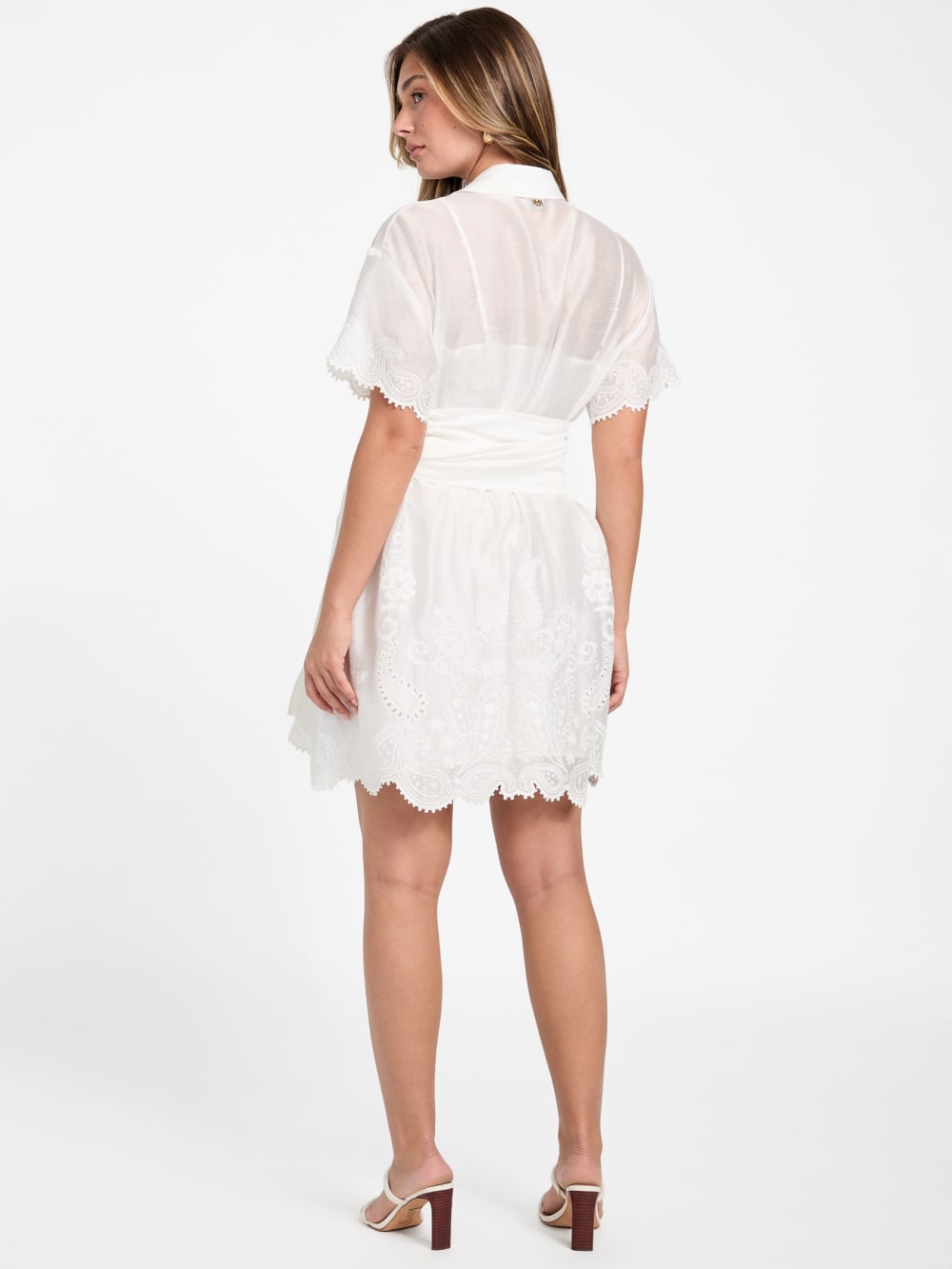 Eco Mindy Embroidered Mini Dress