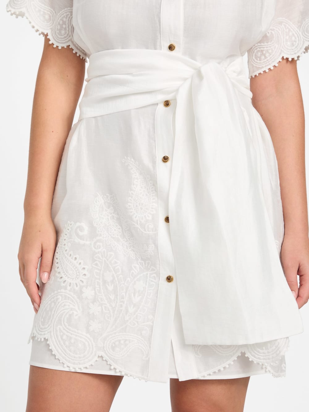 Eco Mindy Embroidered Mini Dress