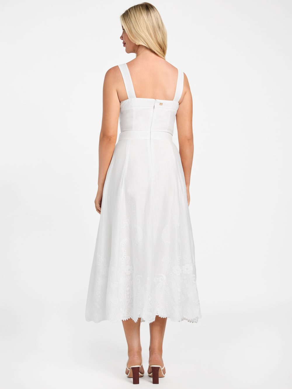Eco Mindy Embroidered Midi Dress