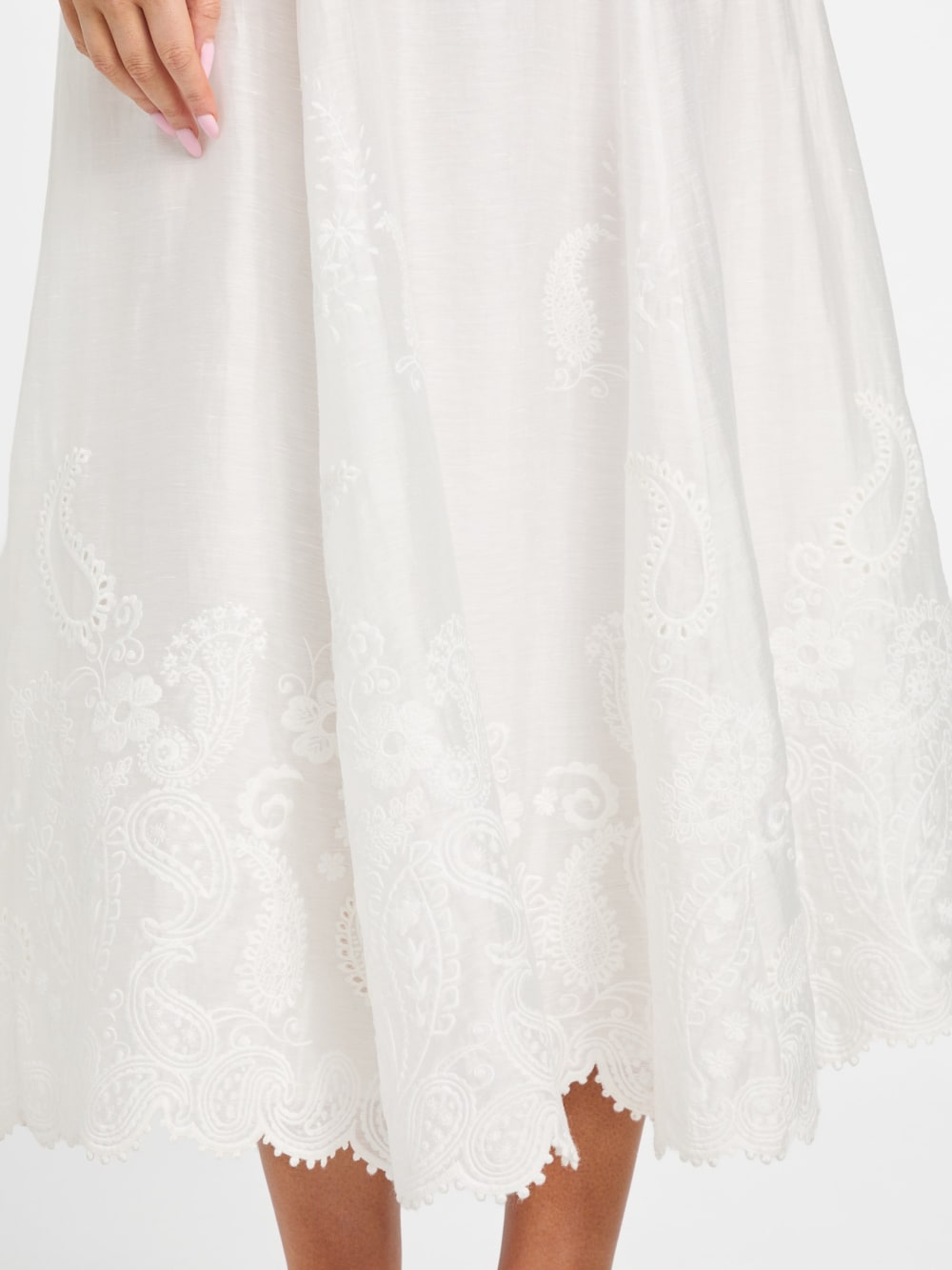 Eco Mindy Embroidered Midi Dress