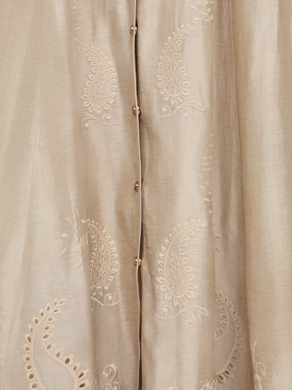 Eco Mindy Embroidered Maxi Shirt Dress
