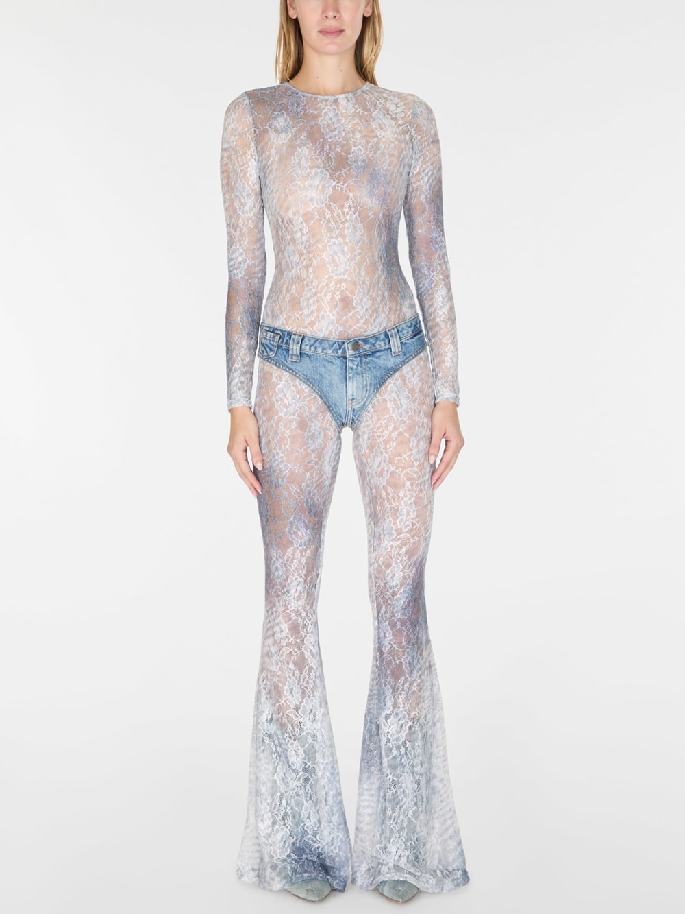 lace full bodysuit