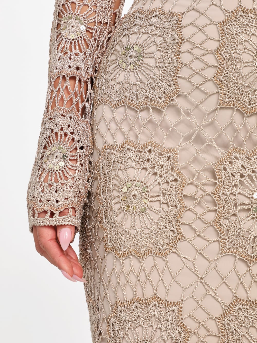 Charli Crochet Maxi Dress