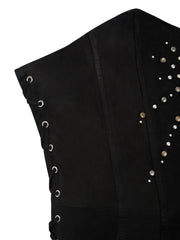 Lace-Up Bustier Dress