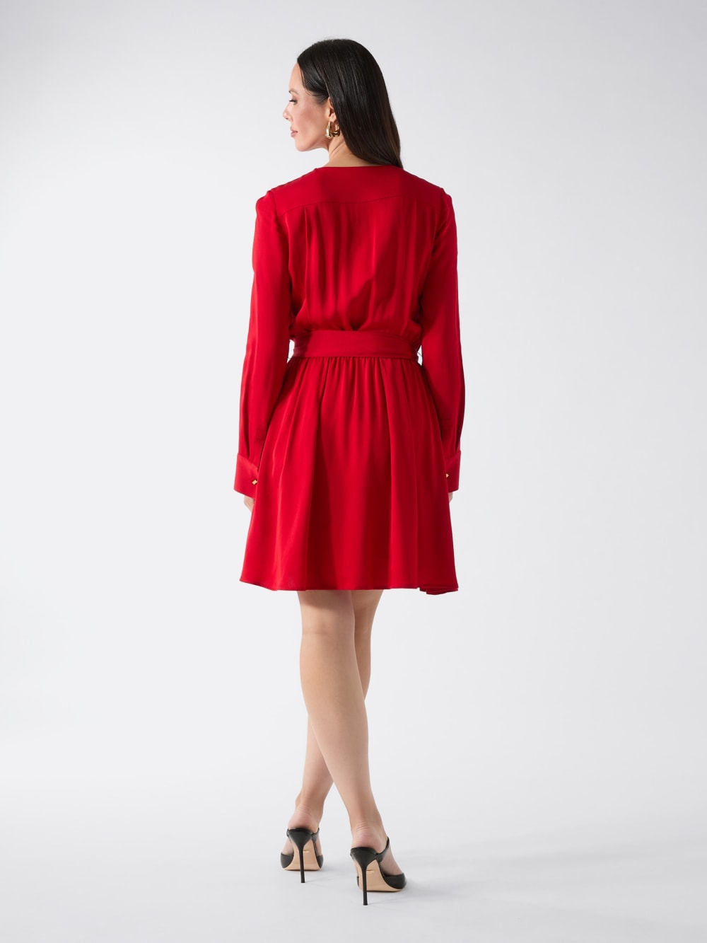 Anita Keyhole Belted Dress
