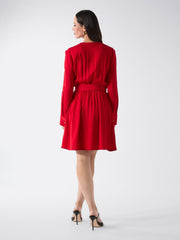Anita Keyhole Belted Dress