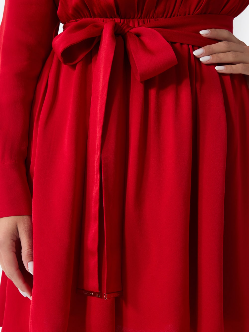 Anita Keyhole Belted Dress