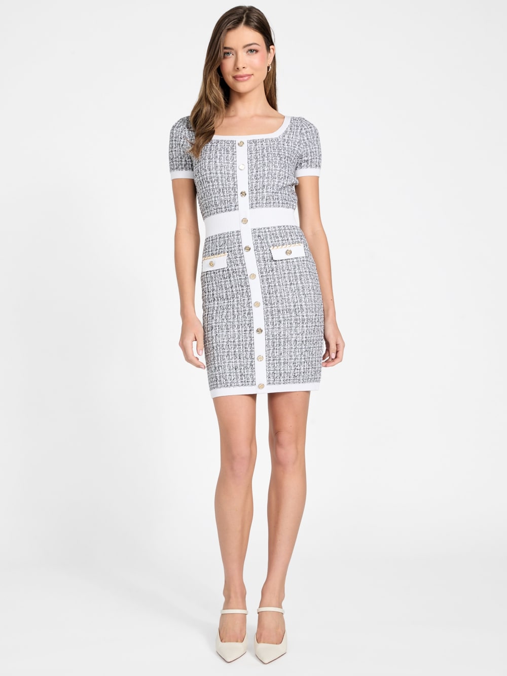Tweed mini dress