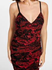 Talitha Printed Mesh Dress