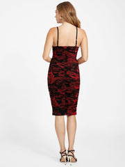 Talitha Printed Mesh Dress