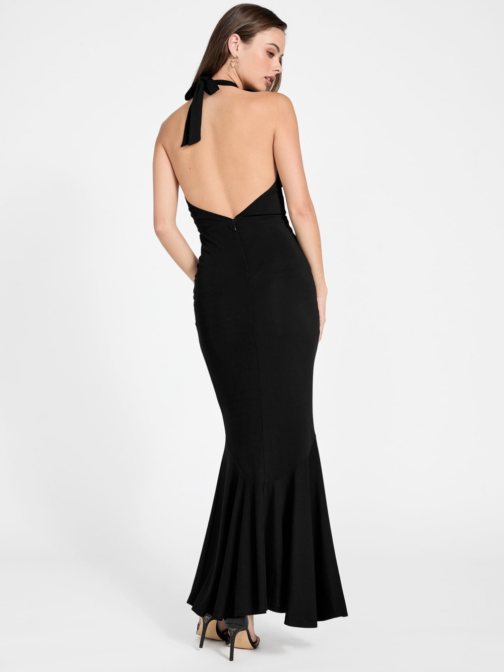Ruffle maxi dress