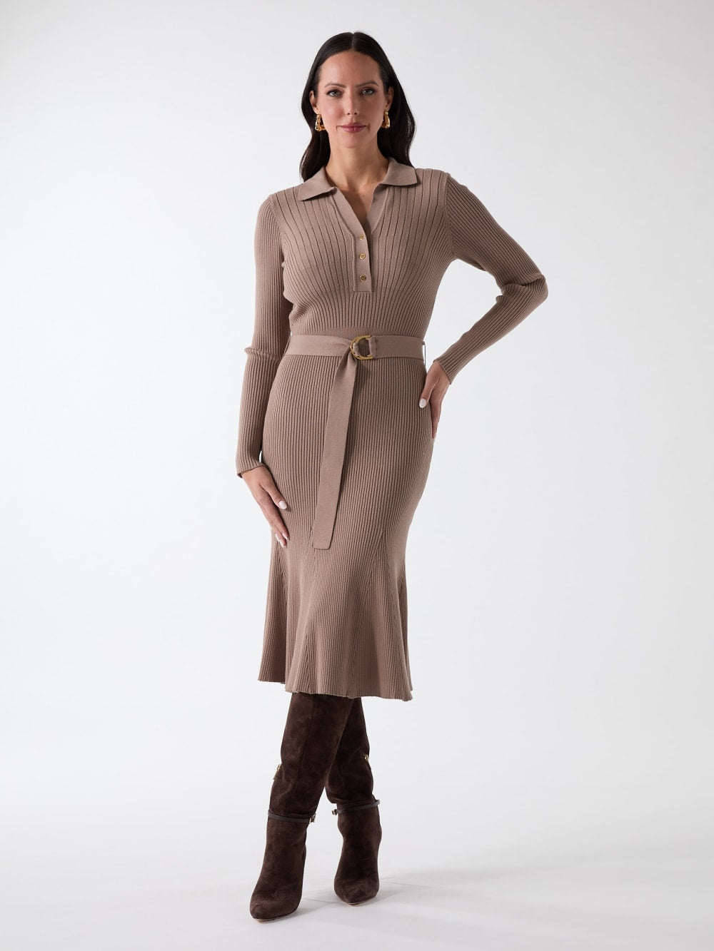 Agathe Polo Sweater Dress