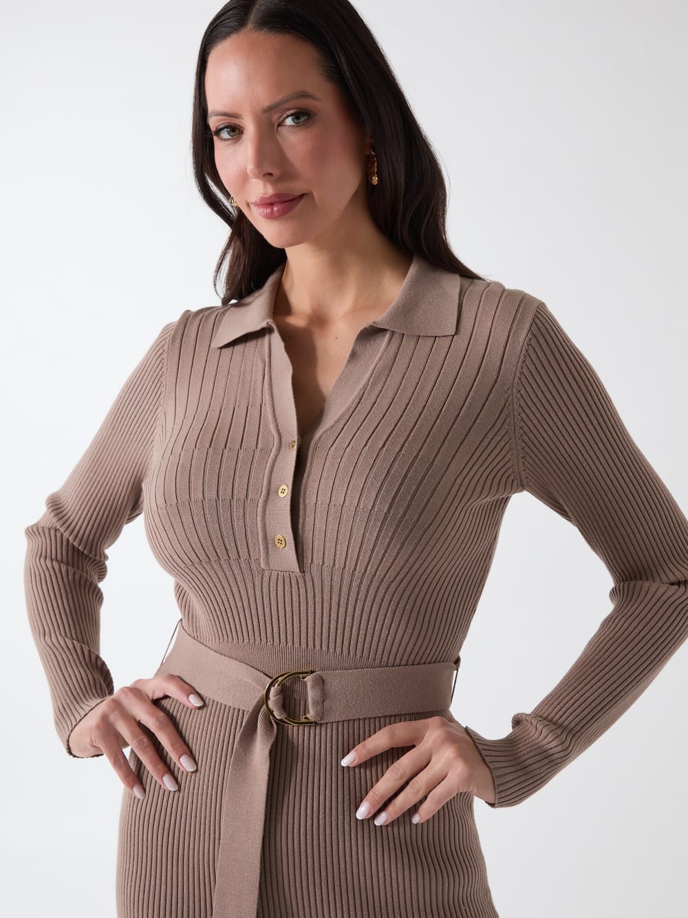 Agathe Polo Sweater Dress