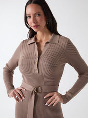 Agathe Polo Sweater Dress