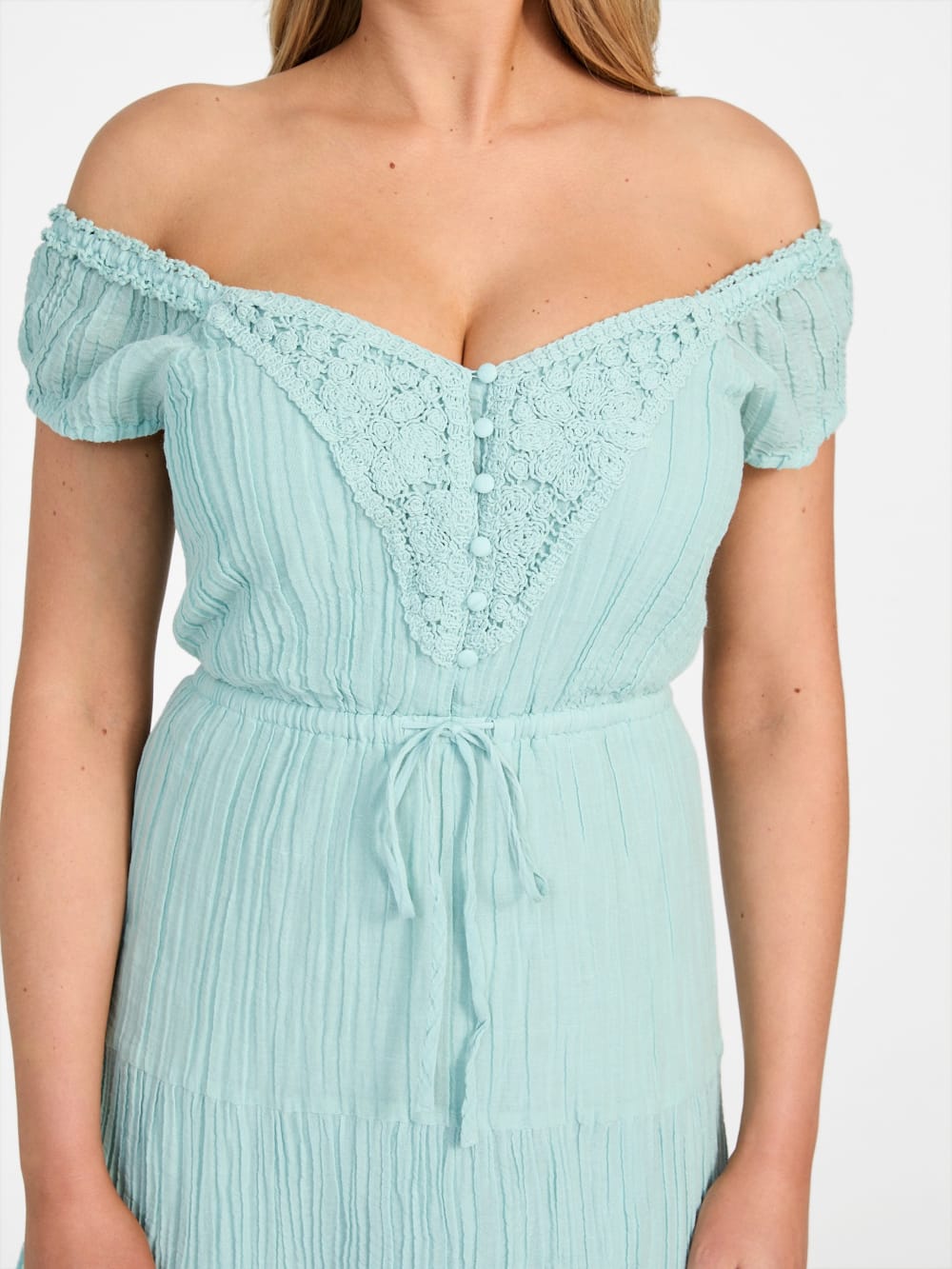 Eco Ciel Gauze Dress