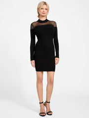 Eco Jeena Rhinestone Sweater Dress