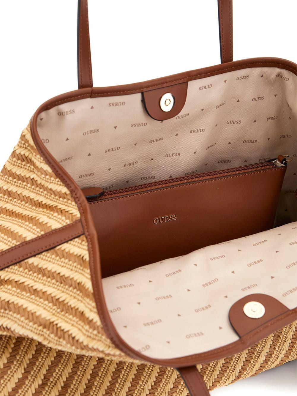 Vikky Woven Straw Tote Set
