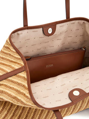 Vikky Woven Straw Tote Set