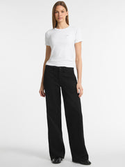 Utility Wide-Leg Jeans