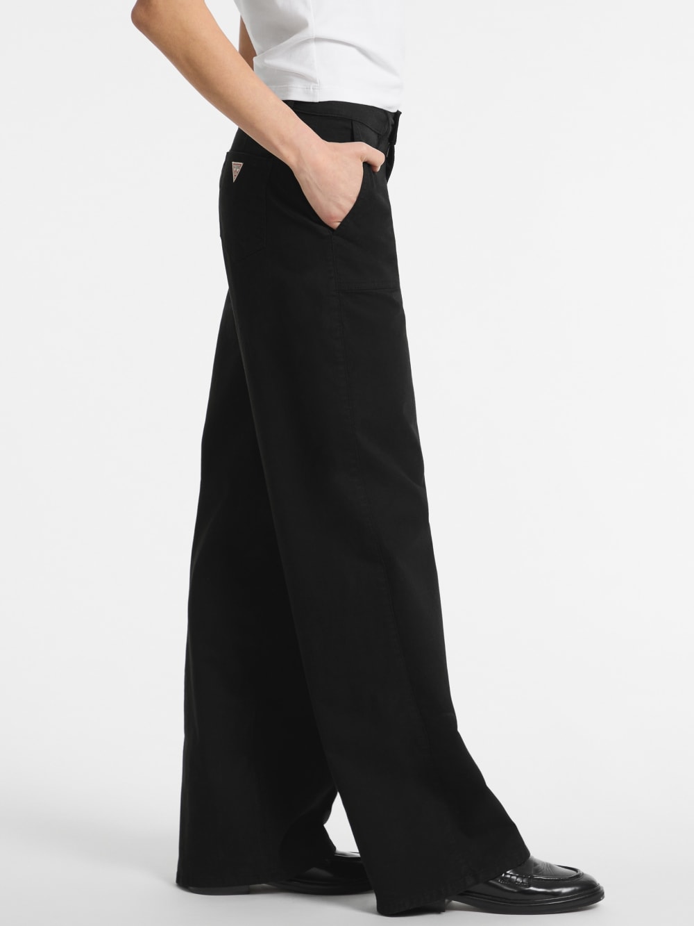 Utility Wide-Leg Jeans
