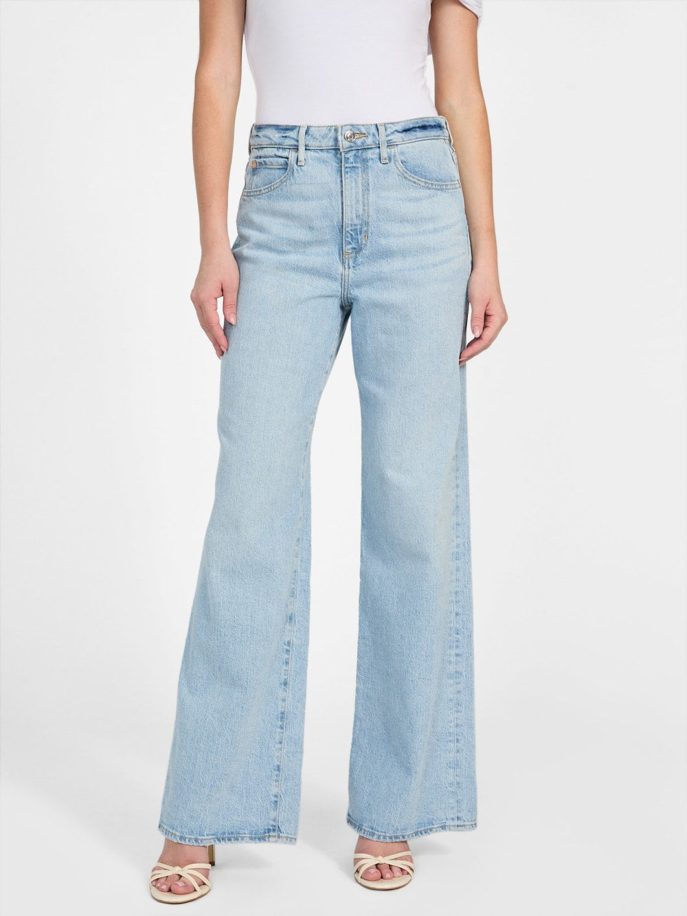 Wide Leg Denim Jeans