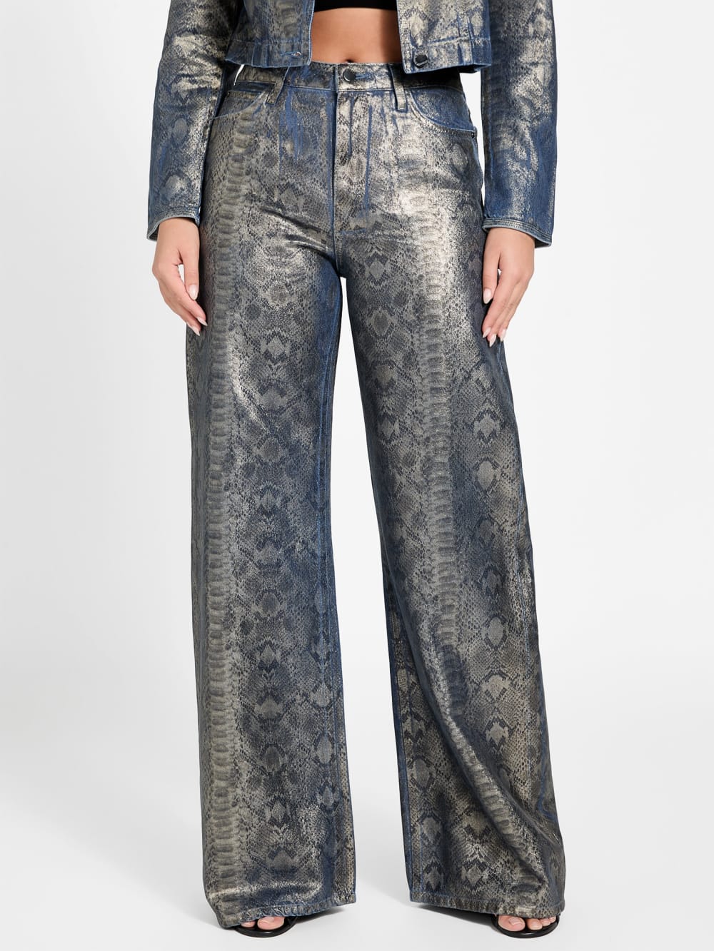 Bellflower Snakeskin Jeans