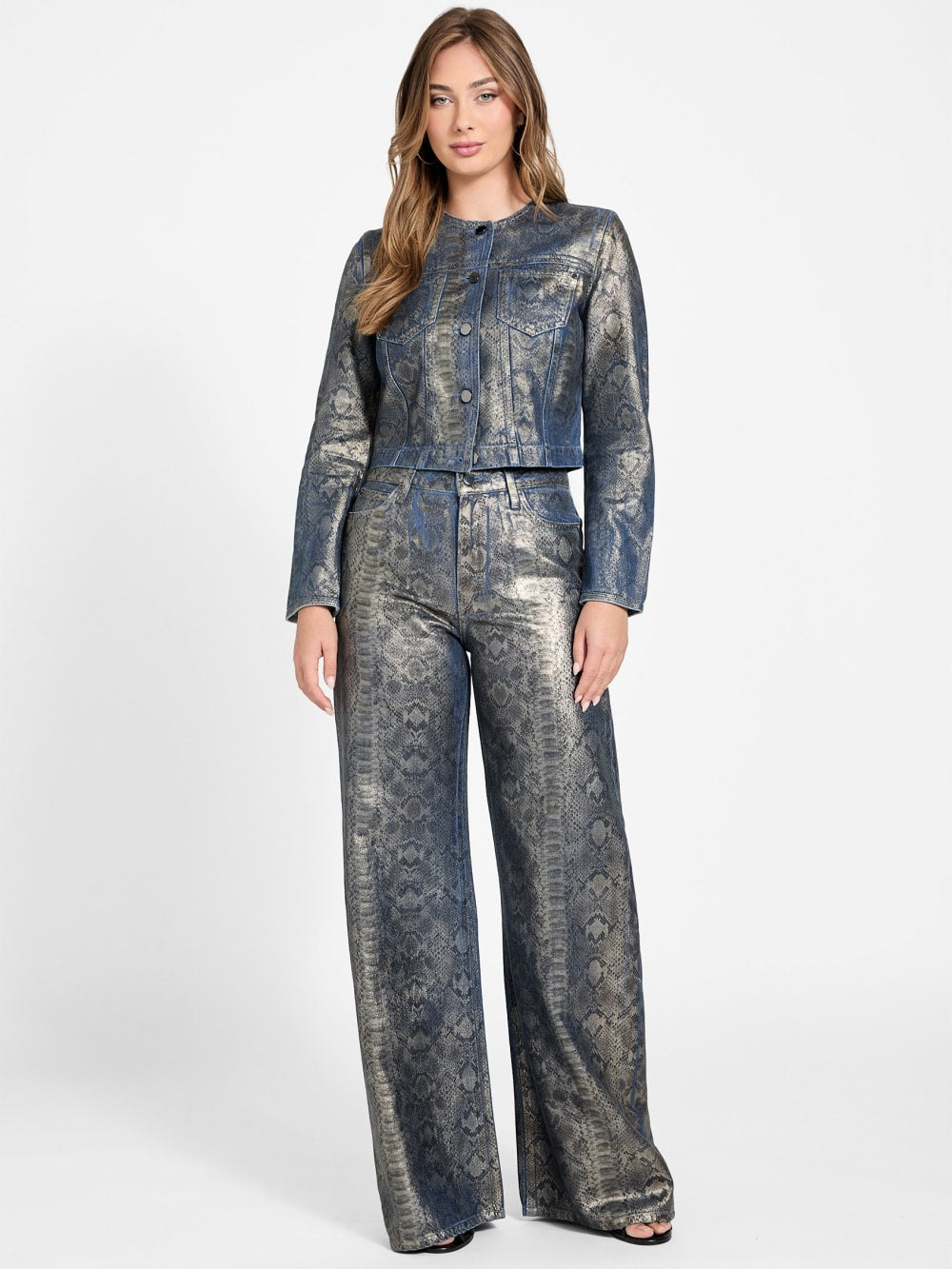 Bellflower Snakeskin Jeans