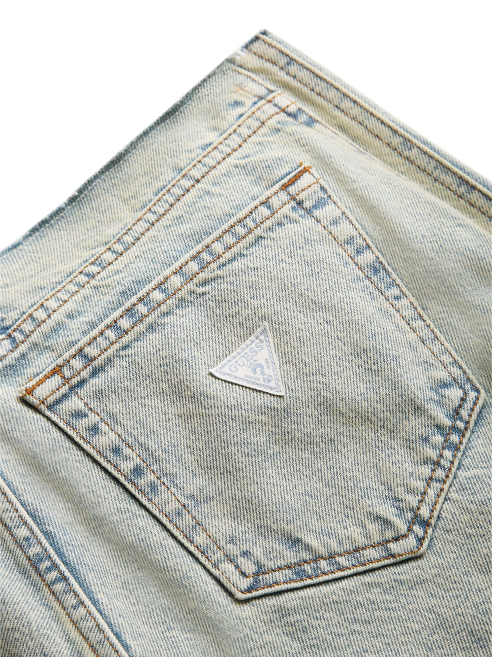 panel denim flare pants