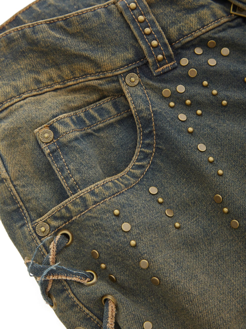 flare lace jeans