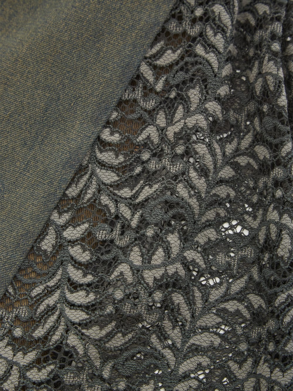 flare lace jeans